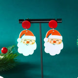 Christmas Acrylic Dangle Earrings - Trendsi - Flyclothing LLC