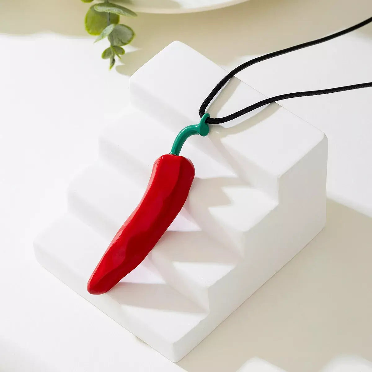 Chili Pepper Pendant Necklace - Trendsi - Flyclothing LLC