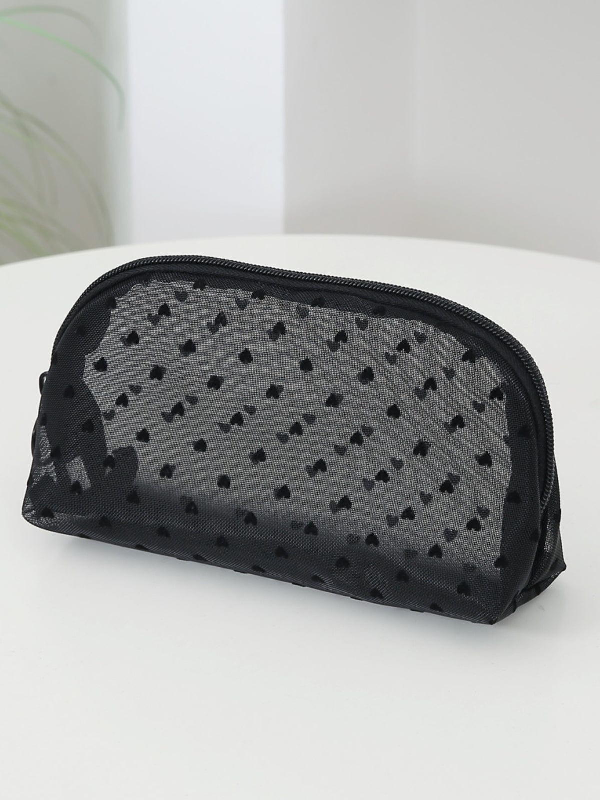 4- Piece Heart Polyester Storage Bag - Trendsi