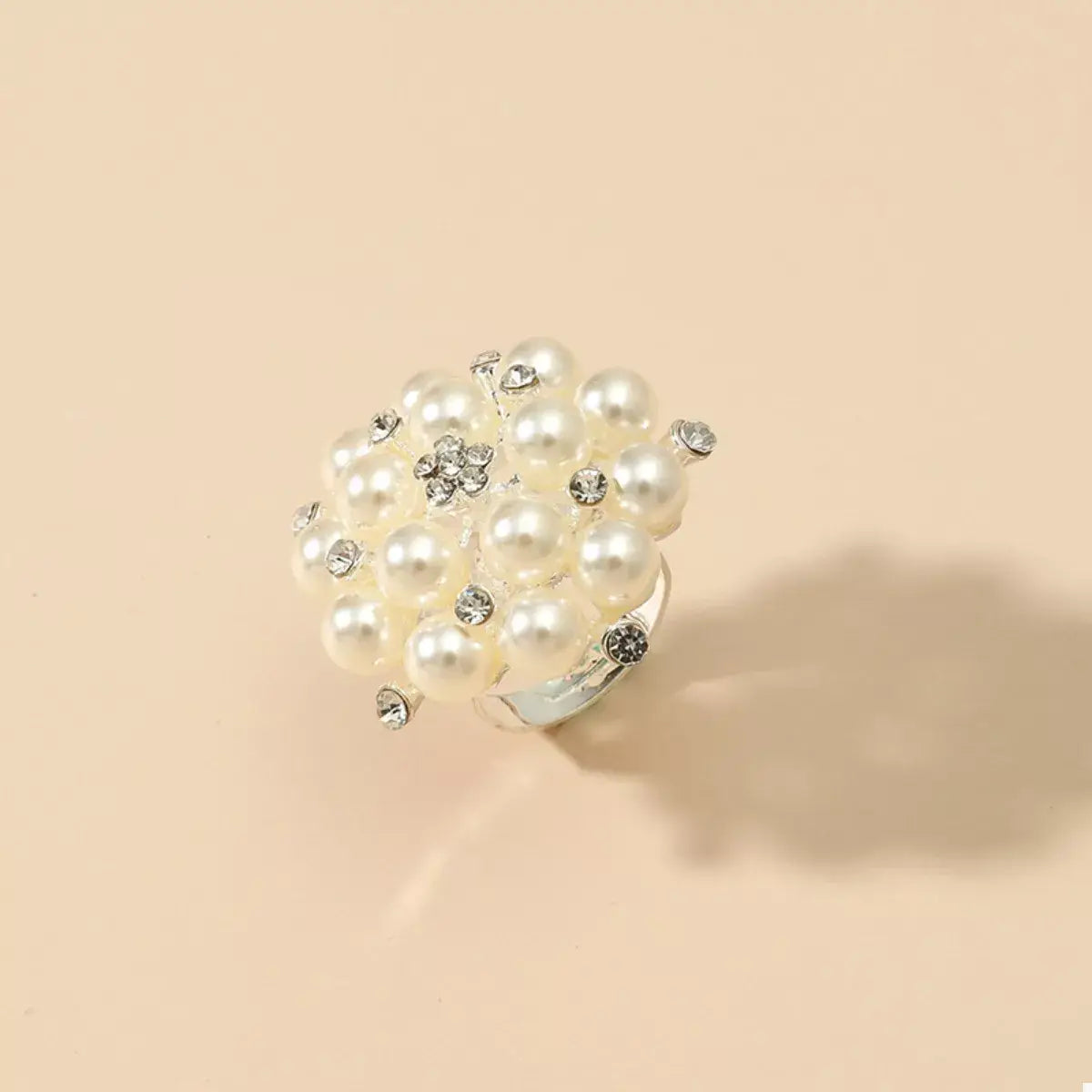 Pearl Cluster Ring - Trendsi - Flyclothing LLC