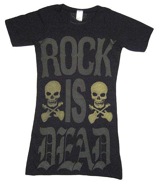 Rock is Dead Tee - Mosquitohead Shirts - Flyclothing LLC