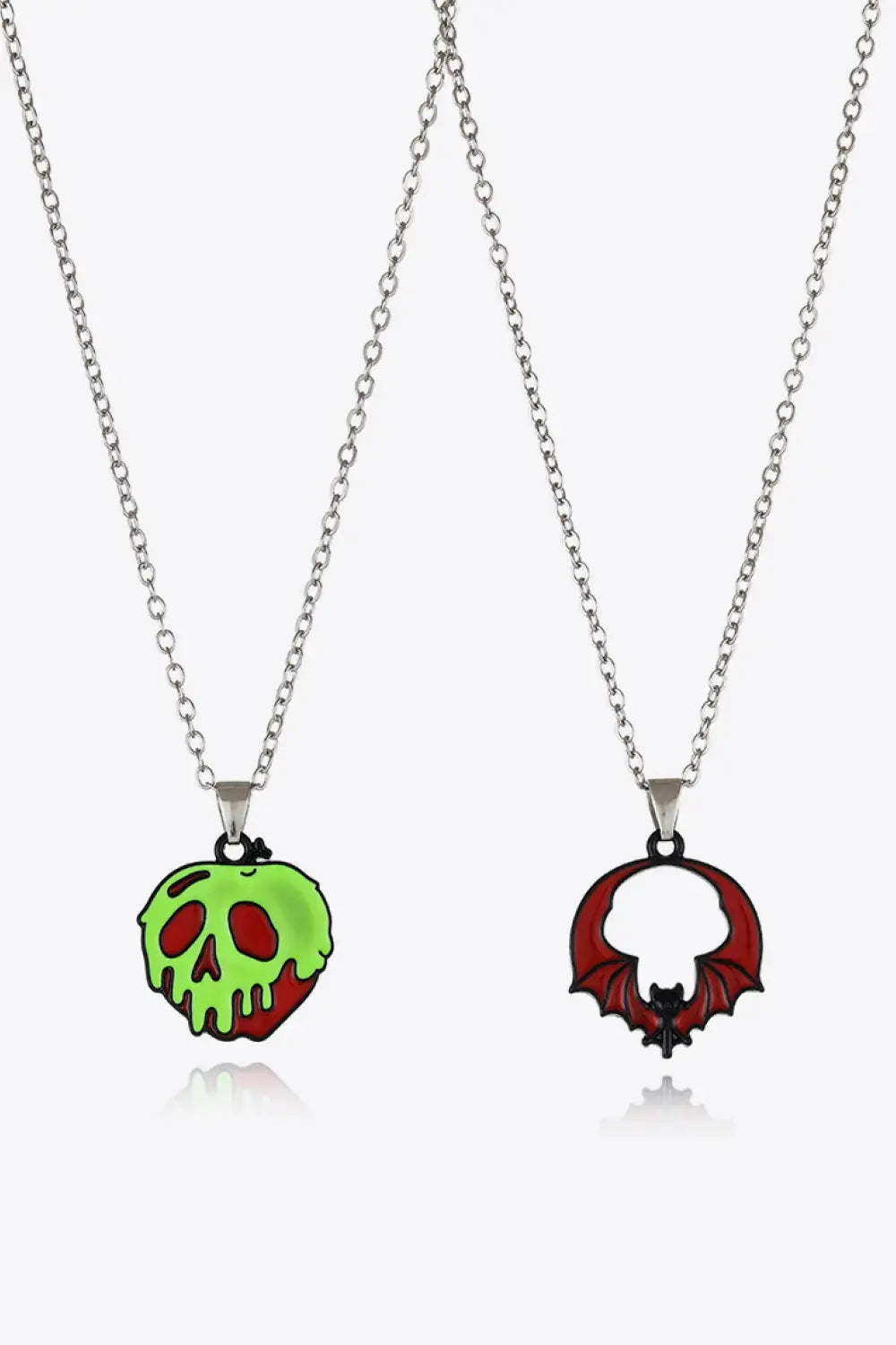 Two-Piece Halloween Theme Necklace Set - Trendsi - Flyclothing LLC