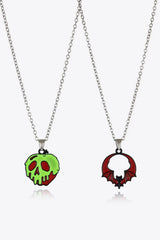 Two-Piece Halloween Theme Necklace Set - Trendsi - Flyclothing LLC