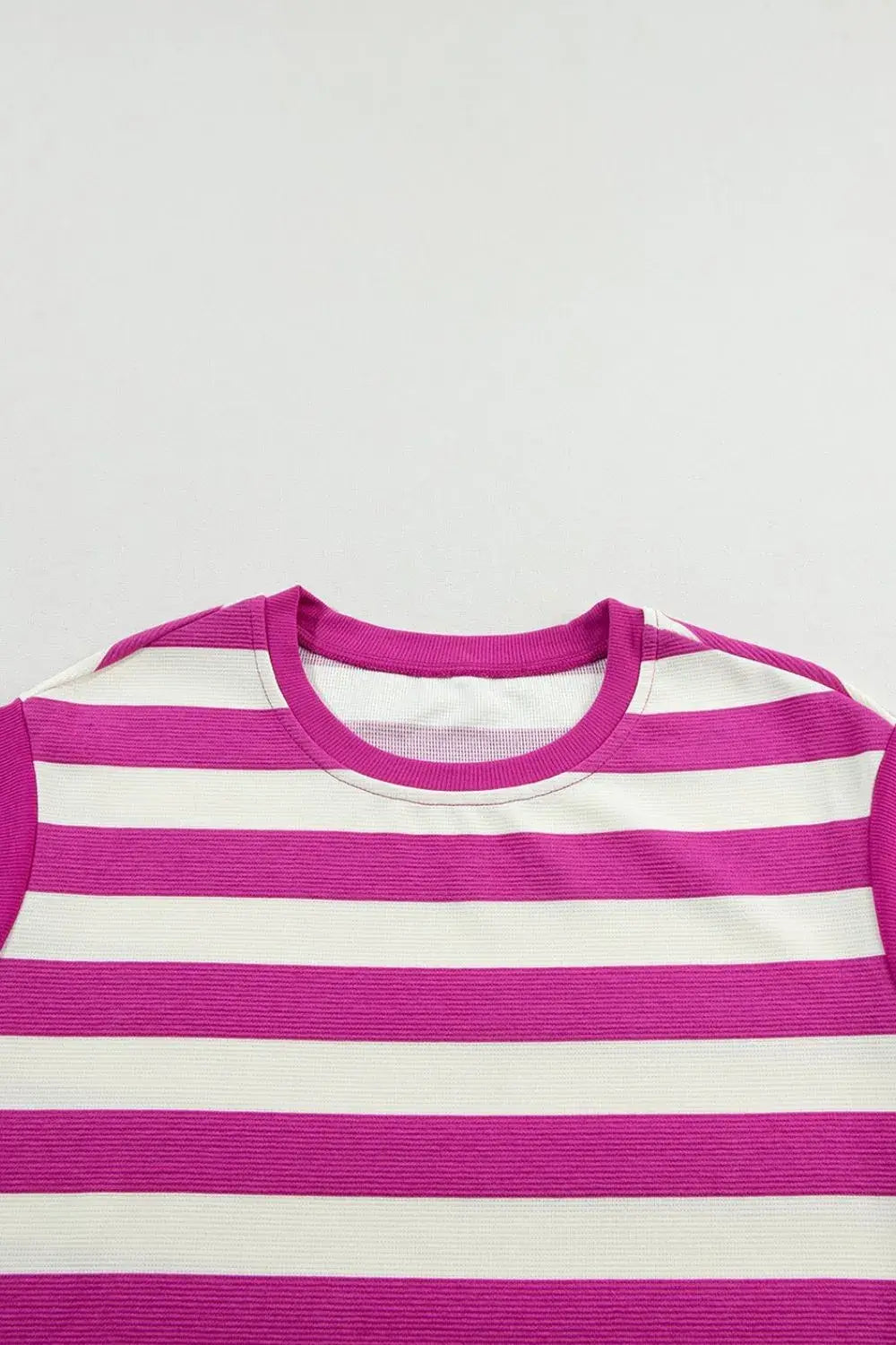 Stripe Cap Sleeve Pocketed Shift Tee Dress - Trendsi - Flyclothing LLC