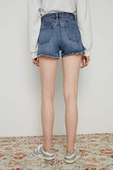 High Rise Denim Shorts HJ167 [FINAL SALE] - Hey Joanie - Flyclothing LLC