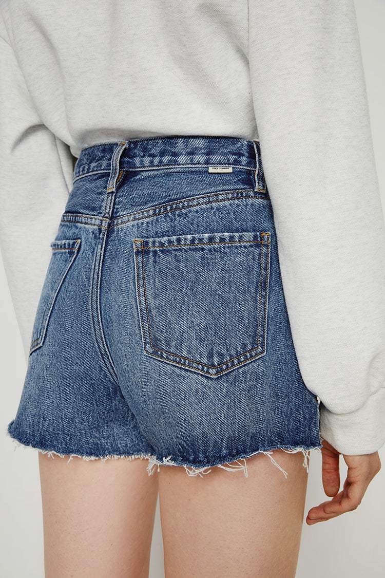 High Rise Denim Shorts HJ167 [FINAL SALE] - Hey Joanie - Flyclothing LLC