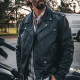 Ozzy - Men's Motorcycle Leather Jacket