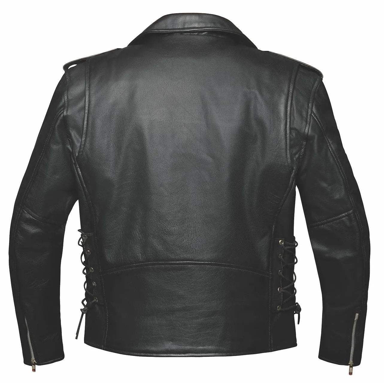 Ozzy - Men's Motorcycle Leather Jacket - Unik Just for Bikers - Flyclothing LLC
