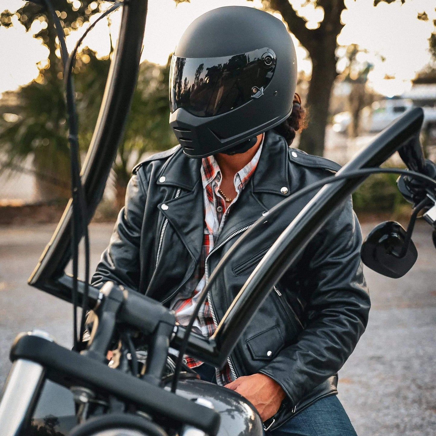 Ozzy - Men's Motorcycle Leather Jacket - Unik Just for Bikers - Flyclothing LLC