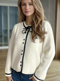 Button Down Long Sleeve Cardigan - Trendsi - Flyclothing LLC