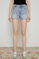High Rise Denim Shorts HJ167 [FINAL SALE] - Hey Joanie - Flyclothing LLC