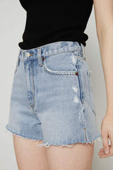High Rise Denim Shorts HJ167 [FINAL SALE] - Hey Joanie - Flyclothing LLC