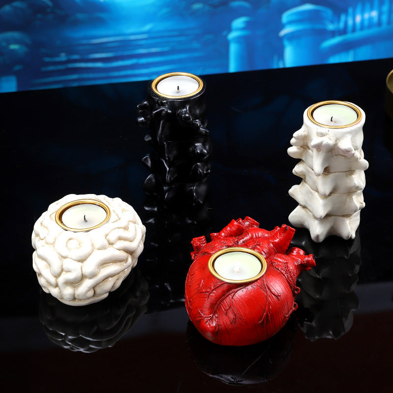 Halloween Heart Candlestick Decoration Horror Decoration Props - My Store - Flyclothing LLC