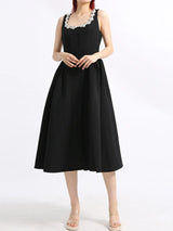 Flower Scoop Neck Sleeveless Dress - Trendsi - Flyclothing LLC
