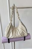Drawstring Strap Ruched Crossbody Bag - Trendsi - Flyclothing LLC