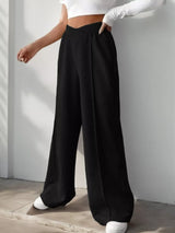 Wide Leg High Waist Pants - Trendsi - Flyclothing LLC