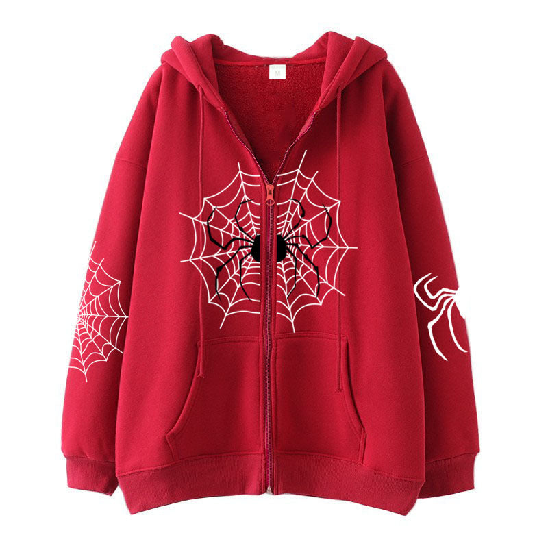 Spider Zipper Sweater Halloween Decoration - My Store - Flyclothing LLC