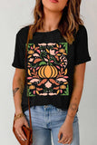 Graphic Round Neck Short Sleeve T-Shirt - Trendsi - Flyclothing LLC