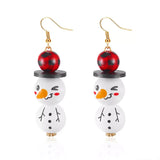 Christmas Snowman Dangle Earrings - Trendsi - Flyclothing LLC