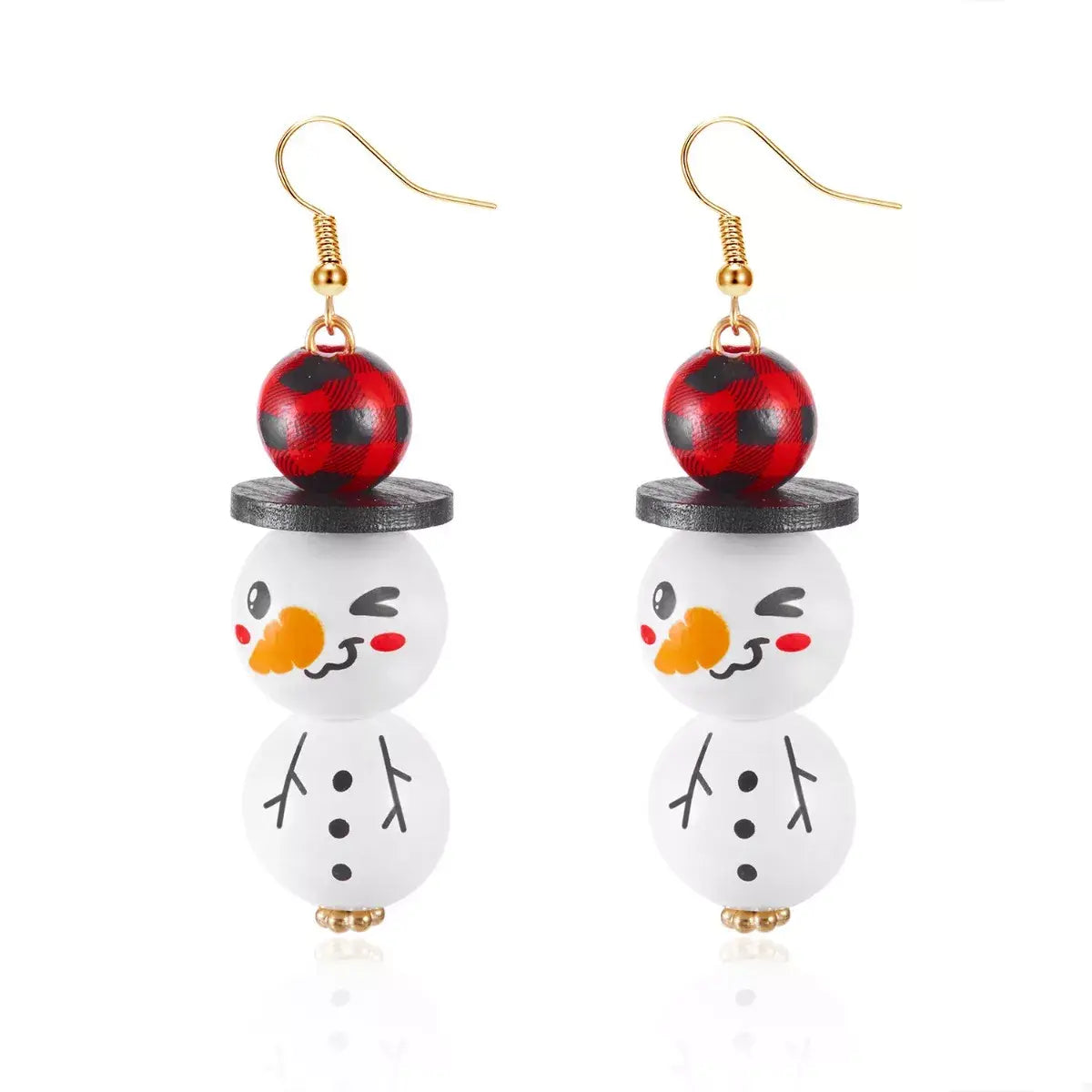Christmas Snowman Dangle Earrings - Trendsi - Flyclothing LLC
