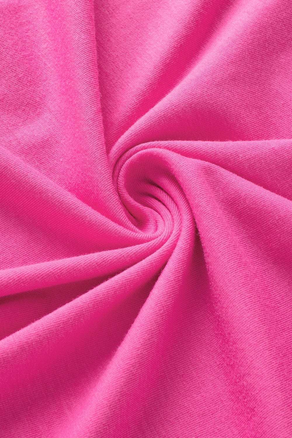 Slit Round Neck Half Sleeve T-Shirt - Trendsi - Flyclothing LLC