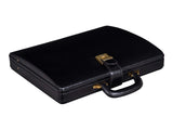 Leather Executive Men's Leather Attache Briefcase - Black - Classy Leather Bags - Flyclothing LLC