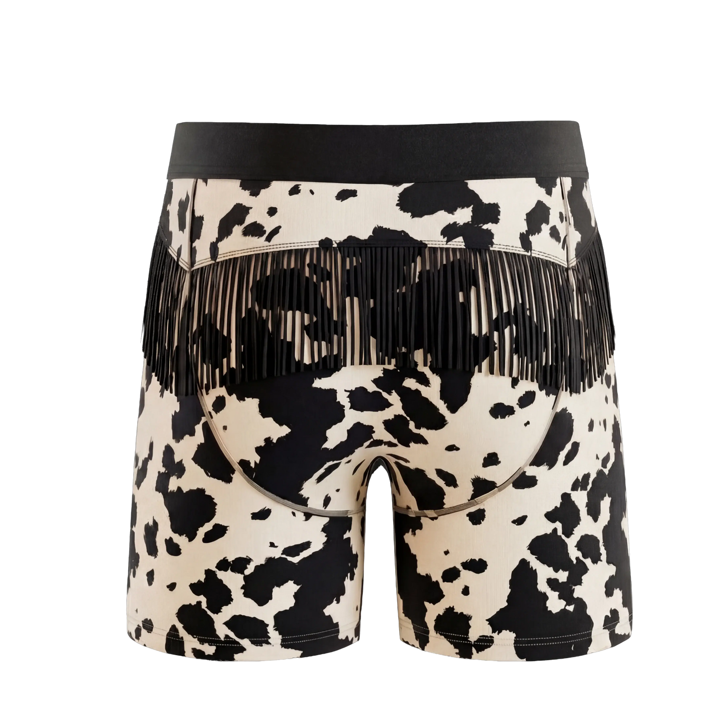 The Graze Escape | Cow Hide Fringe Ball Hammock® Pouch Underwear - Shinesty - Flyclothing LLC