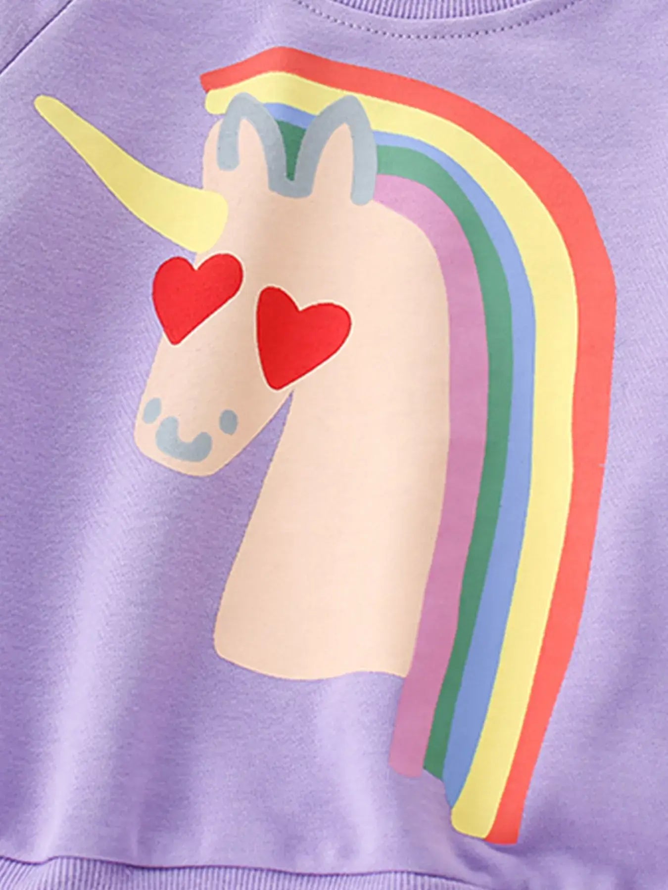 Children's Unicorn Rainbow Graphic Sweatshirt - Trendsi - Flyclothing LLC