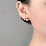 Mushroom Stud Earrings - Trendsi - Flyclothing LLC