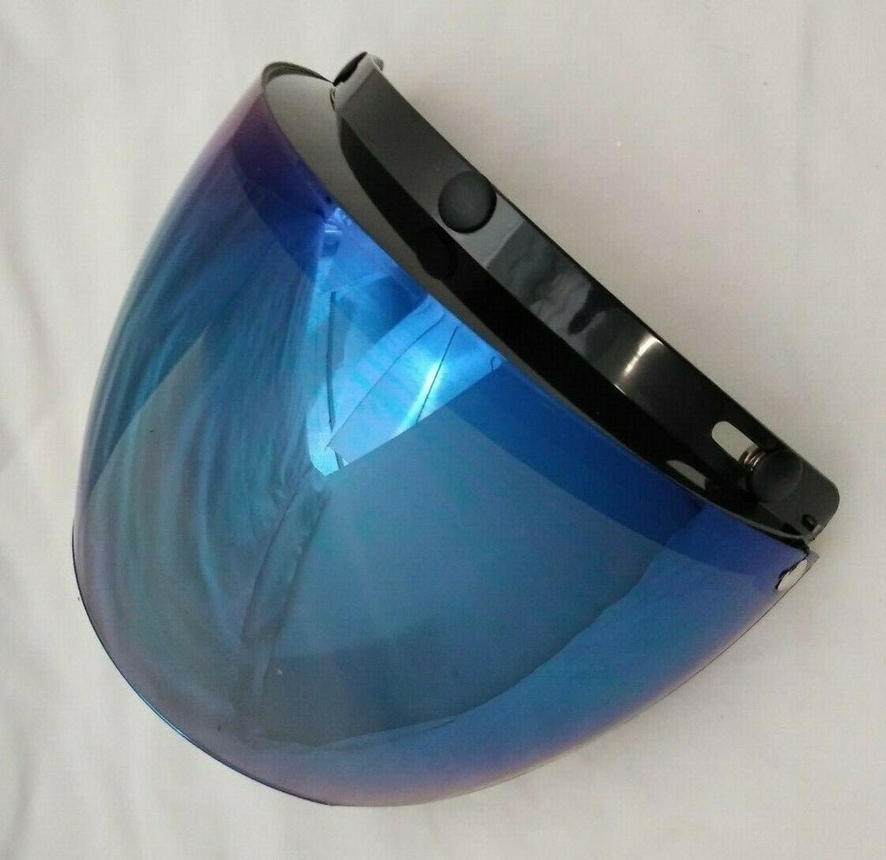 02-212 3 Snap Flip Shield - Hard Coated Blue Mirror - Daniel Smart Manufacturing