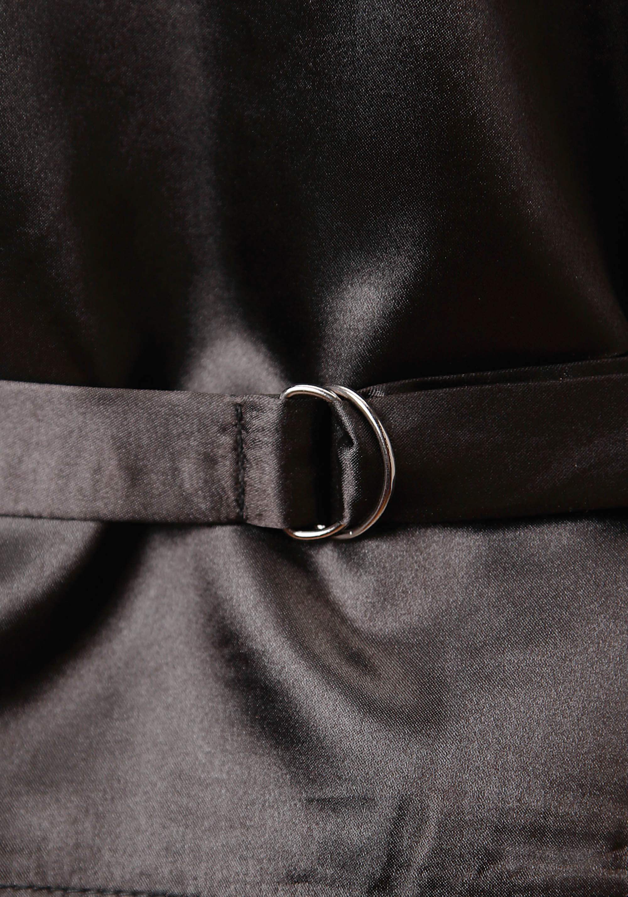 Mens Black Suede Leather Vest With Buckle Tie - ROPER - Flyclothing LLC