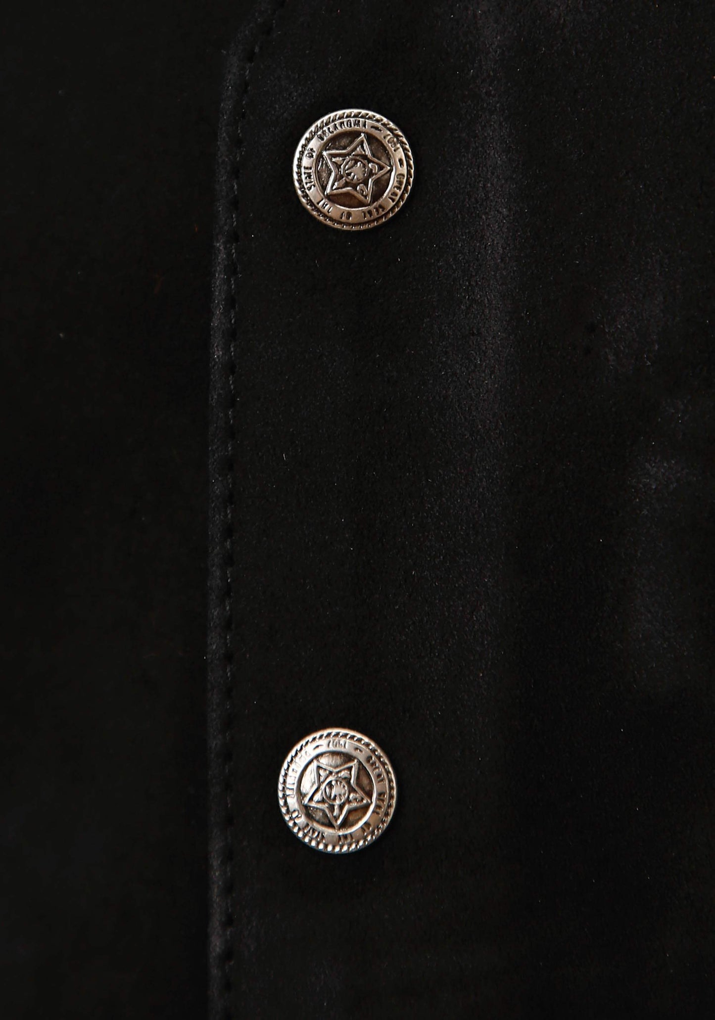 Roper Mens Black Suede Leather Vest Tall Fit - Roper - Flyclothing LLC