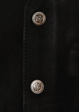 Roper Mens Black Suede Leather Vest Tall Fit - Roper - Flyclothing LLC