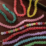 Colorful Resin Heart Necklace - Trendsi - Flyclothing LLC