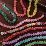 Colorful Resin Heart Necklace - Trendsi - Flyclothing LLC