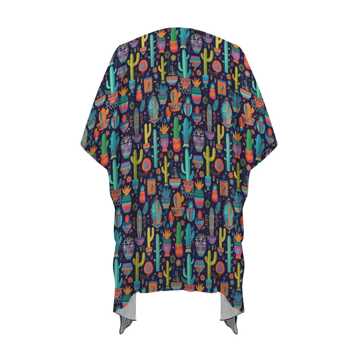 Baha Ranch Crazy Cactus Lady Duster Kimono Coverup - Baha Ranch Western Wear - Flyclothing LLC