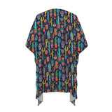 Baha Ranch Crazy Cactus Lady Duster Kimono Coverup - Baha Ranch Western Wear - Flyclothing LLC