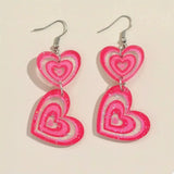 Heart Dangle Earrings - Trendsi - Flyclothing LLC