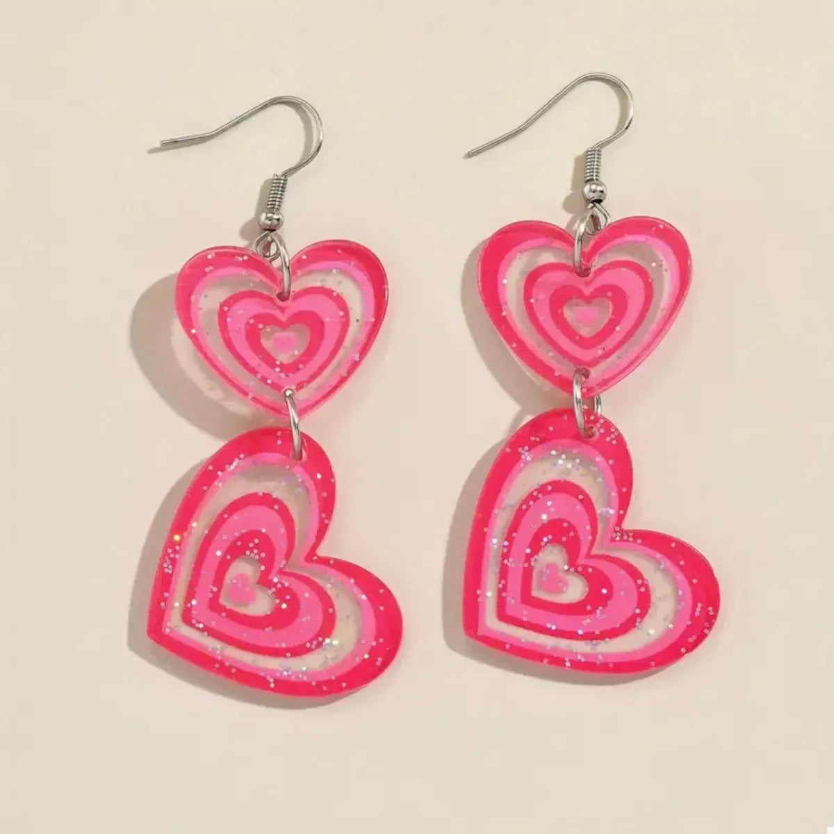 Heart Dangle Earrings - Trendsi - Flyclothing LLC