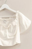HYFVE Puff Sleeve Sweetheart Neck Top - Trendsi