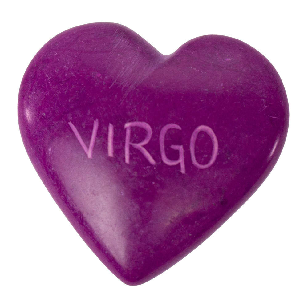 Zodiac Soapstone Hearts, Pack of 5: VIRGO - SMOLArt - Flyclothing LLC