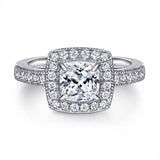 The Violet - Silver Wedding Ring Set - VG Rings - Flyclothing LLC