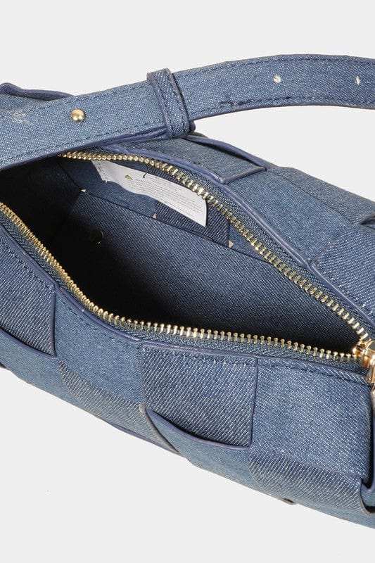 Fame Woven Crossbody Bag with Adjustable Strap - Trendsi - Flyclothing LLC