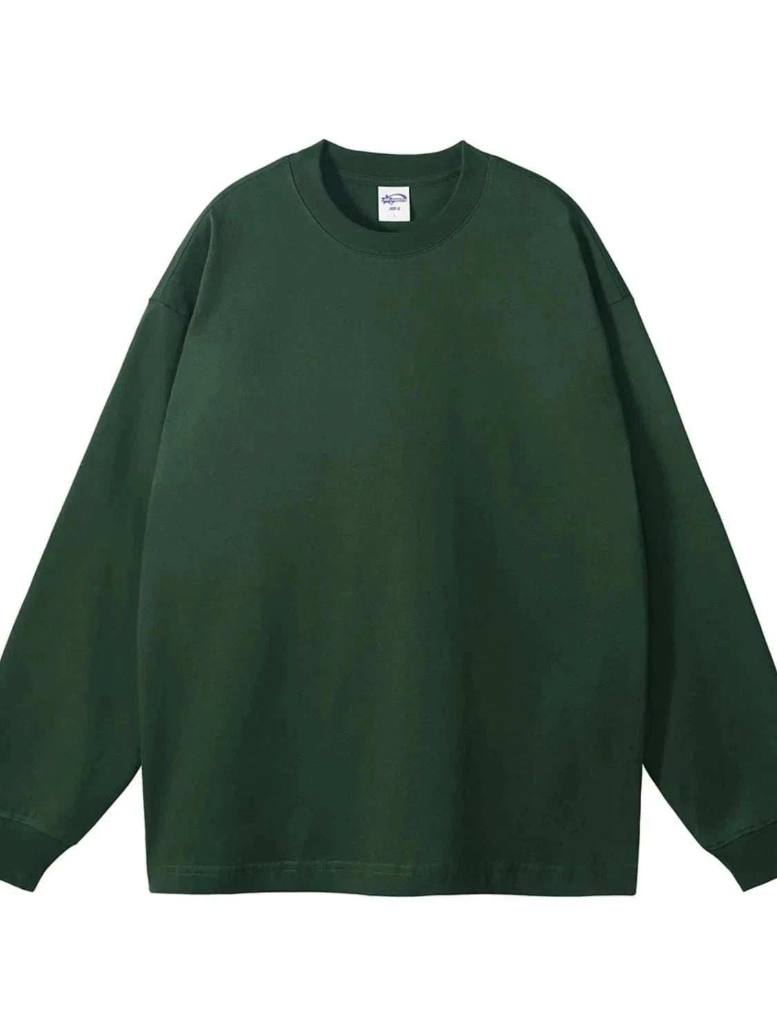 Men's Round Neck Long Sleeve T-Shirt - Trendsi - Flyclothing LLC