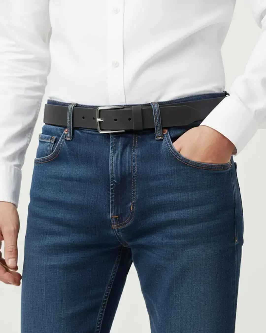 Gunmetal Nubuck Belt - First Manufacturing Company - Flyclothing LLC