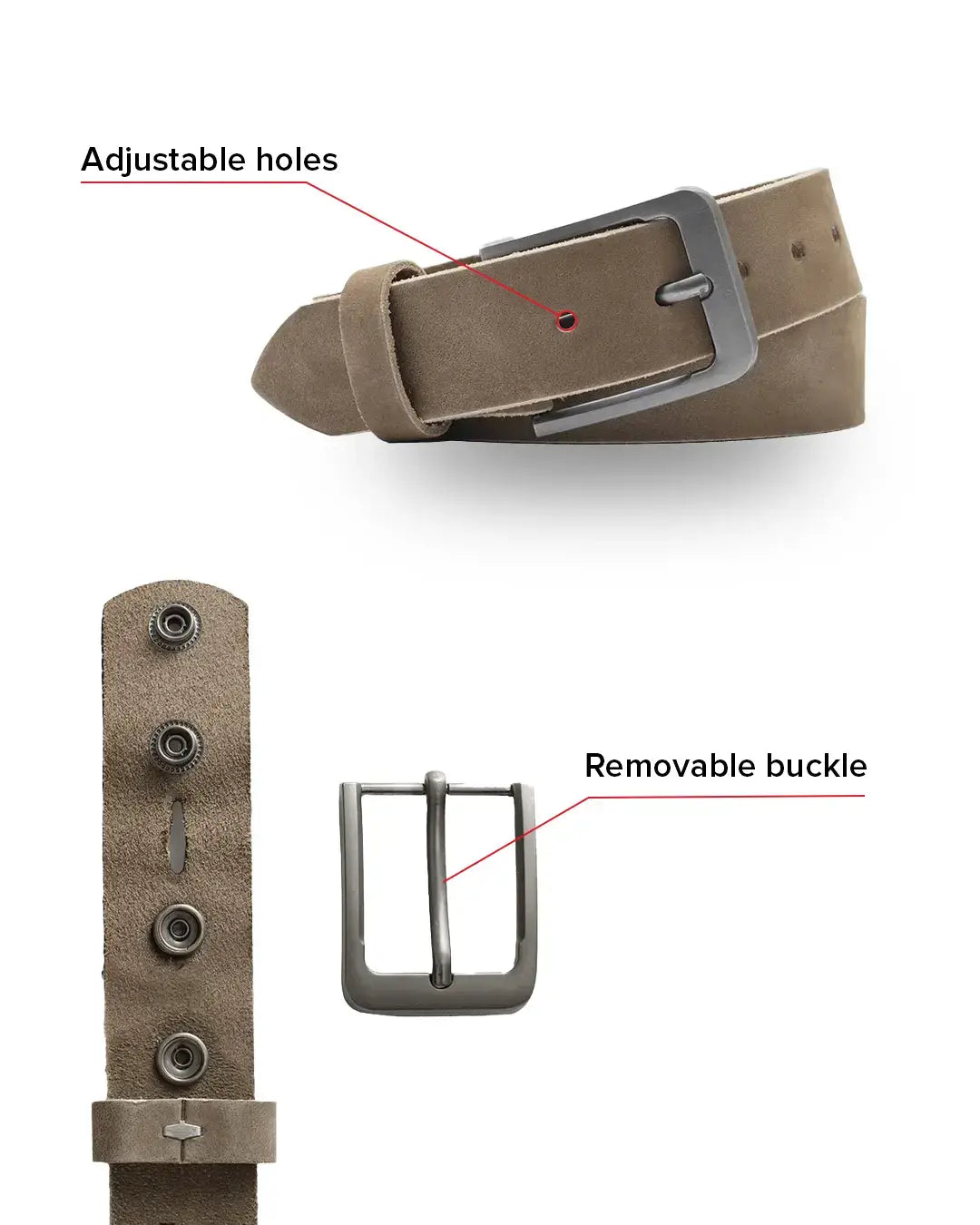 Almond Belt - First Manufacturing Company - Flyclothing LLC