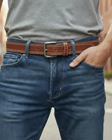 Heritage Ochre Belt - First Manufacturing Company - Flyclothing LLC