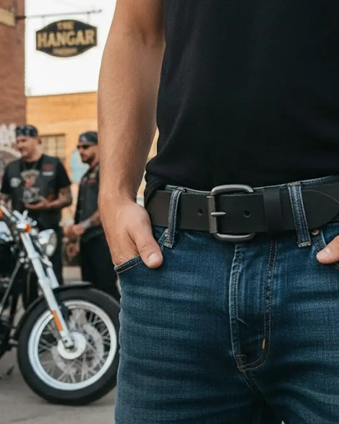 Charcoal Belt - First Manufacturing Company - Flyclothing LLC