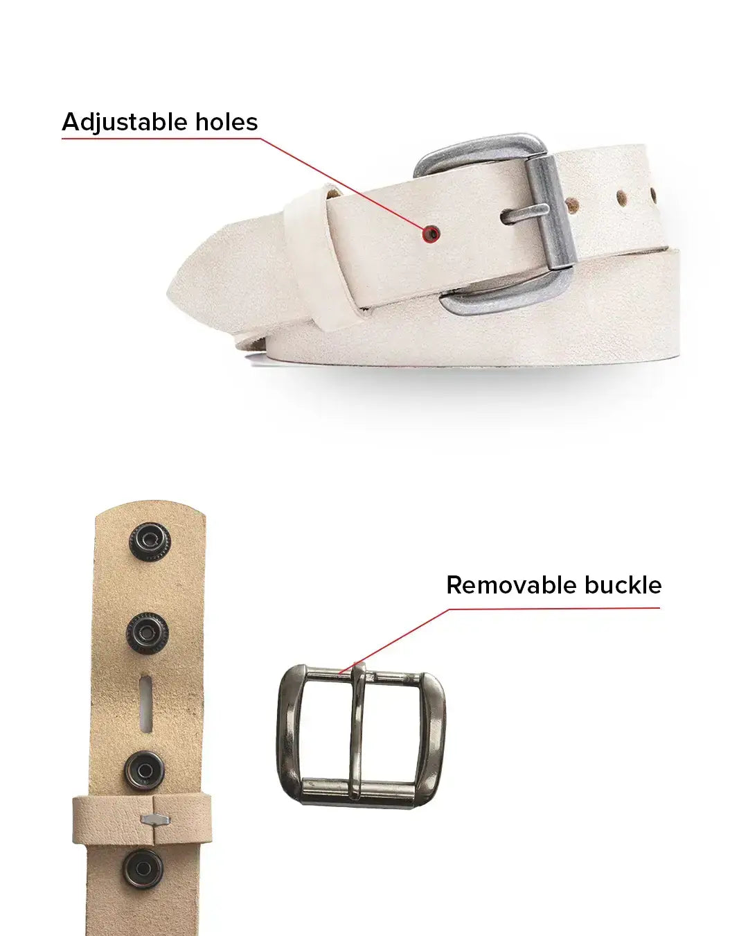 Natural Belt - First Manufacturing Company - Flyclothing LLC