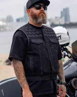 Lowside Hornet Moto Mesh Men's Club Style Vest - First Manufacturing Company - Flyclothing LLC